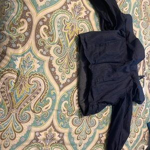 New navy blue top nice for romantic occasions